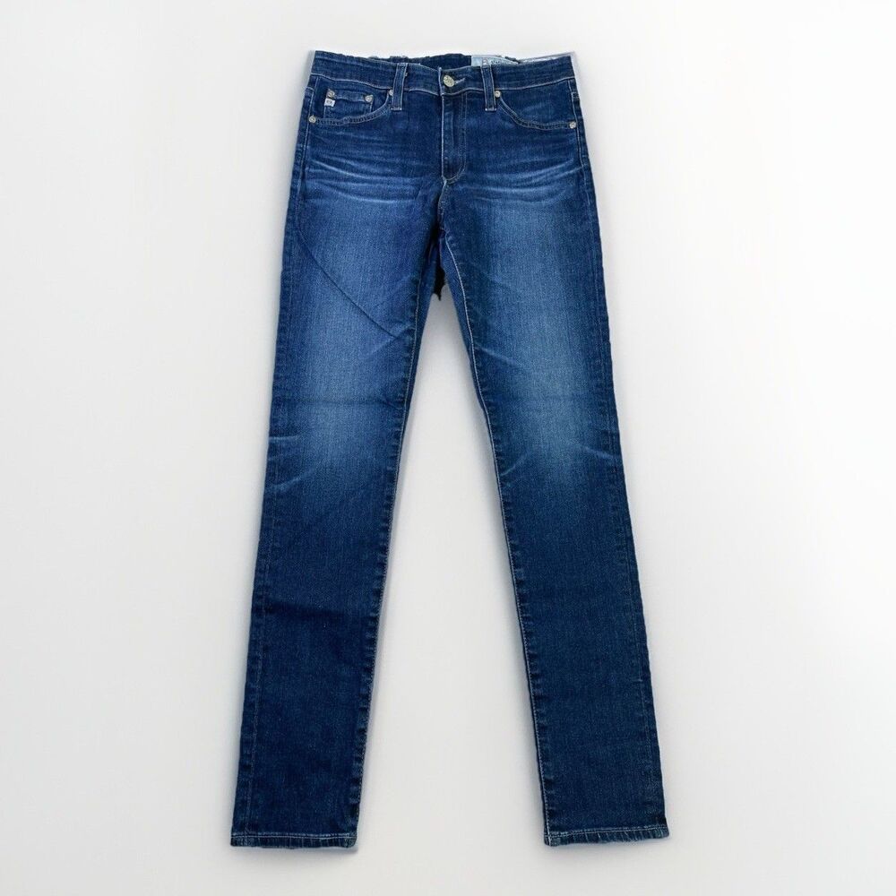 AG Adriano Goldschmied The Farrah Skinny Ankle Jeans 26R High Rise Dark Wash